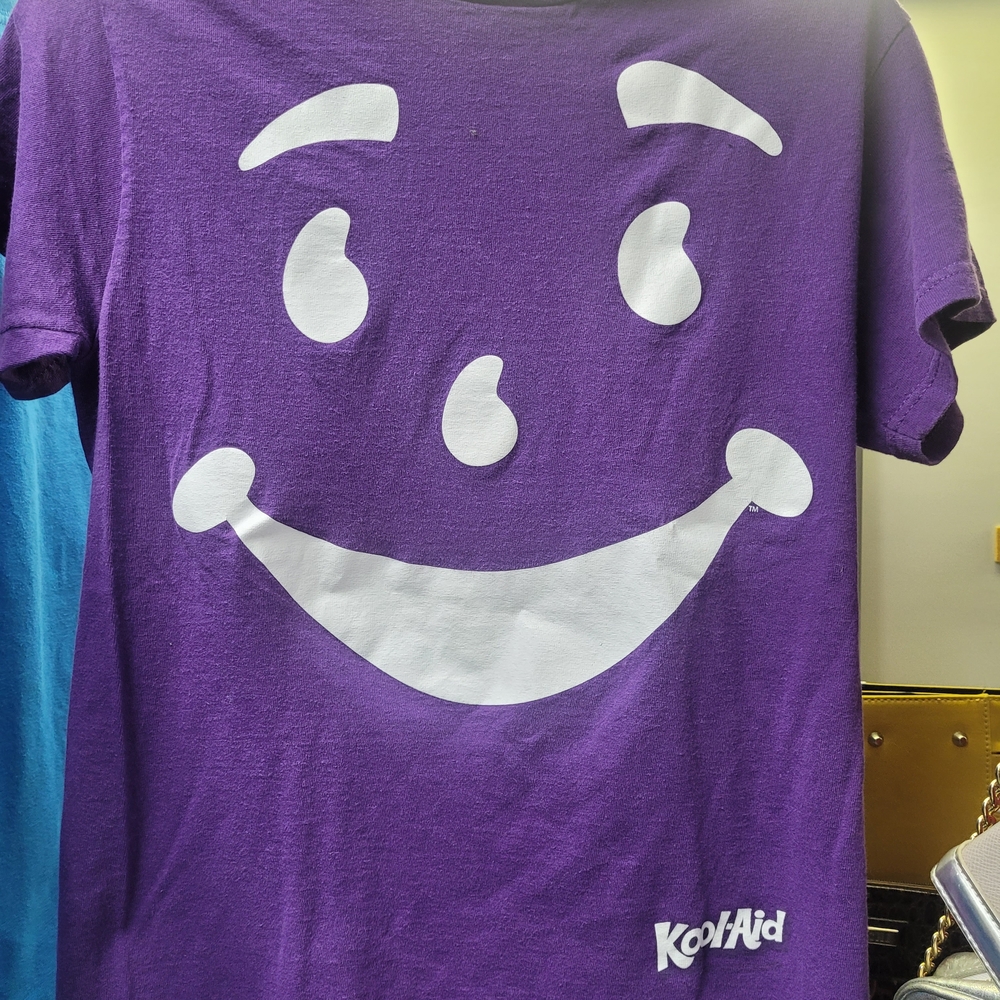 Delta Purple Tee with Kool-Aid Smile